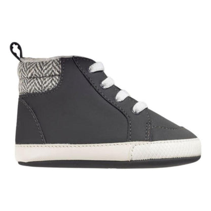 Botín Bebé Niño Cordones Gris Opaline - Louicid