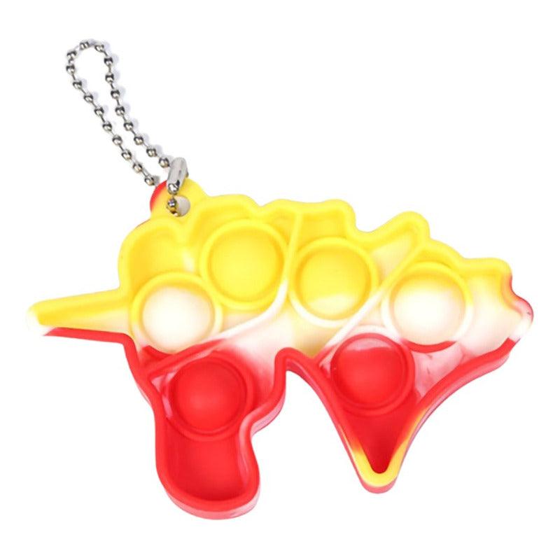 Llavero Unicornio Pop It Tie Dye Regalo Cumpleaños - Louicid