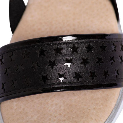 Sandalia De Niña Print Estrellas - Louicid
