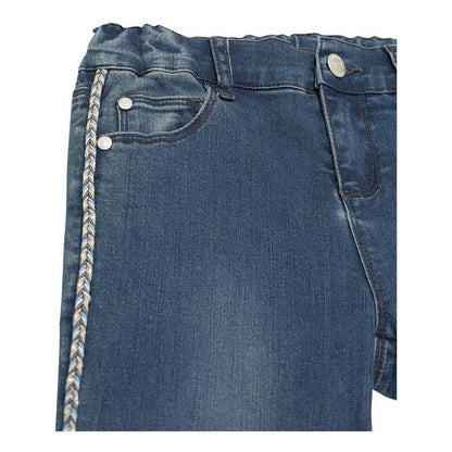 Jeans De Niña Con Adorno Lateral Trenzado Pierina - Louicid