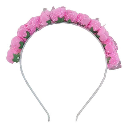 Set De 4 Cintillos Con Rosas Para Celebraciones Glam - Louicid