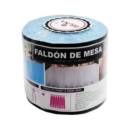 Rollo De Tull Para Faldón De Mesa Decoración Cotillón Belina - Louicid