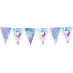 Guirnalda Sirena Tornasol 10pcs Banderines Cumpleaños Argos - Louicid