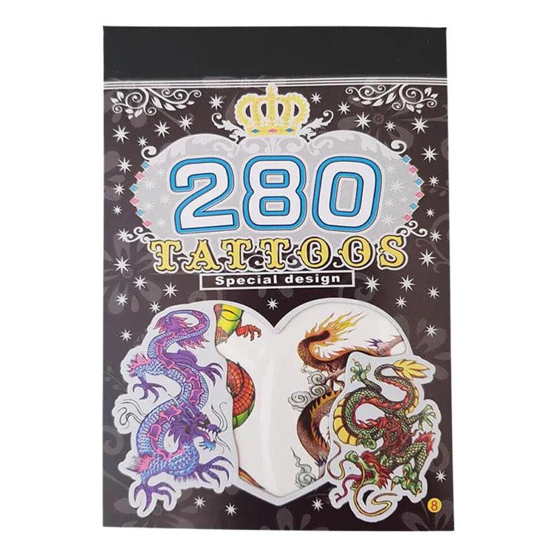 Set 40 Hojas Tatuajes Temporales Diseños Sorpresa Cumpleaños - Louicid
