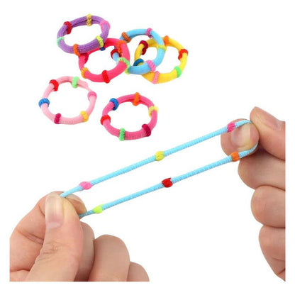 Set 50 Colet Accesorio Para Cabello Multicolor 2,5cm - Louicid