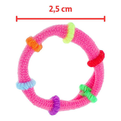 Set 50 Colet Accesorio Para Cabello Multicolor 2,5cm - Louicid