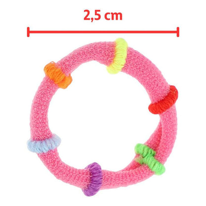 Set 50 Colet Accesorio Para Cabello Multicolor 2,5cm - Louicid