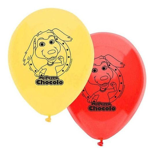 Globo Para Cumpleaños Mi Perro Chocolo 12 Unidades Glam - Louicid