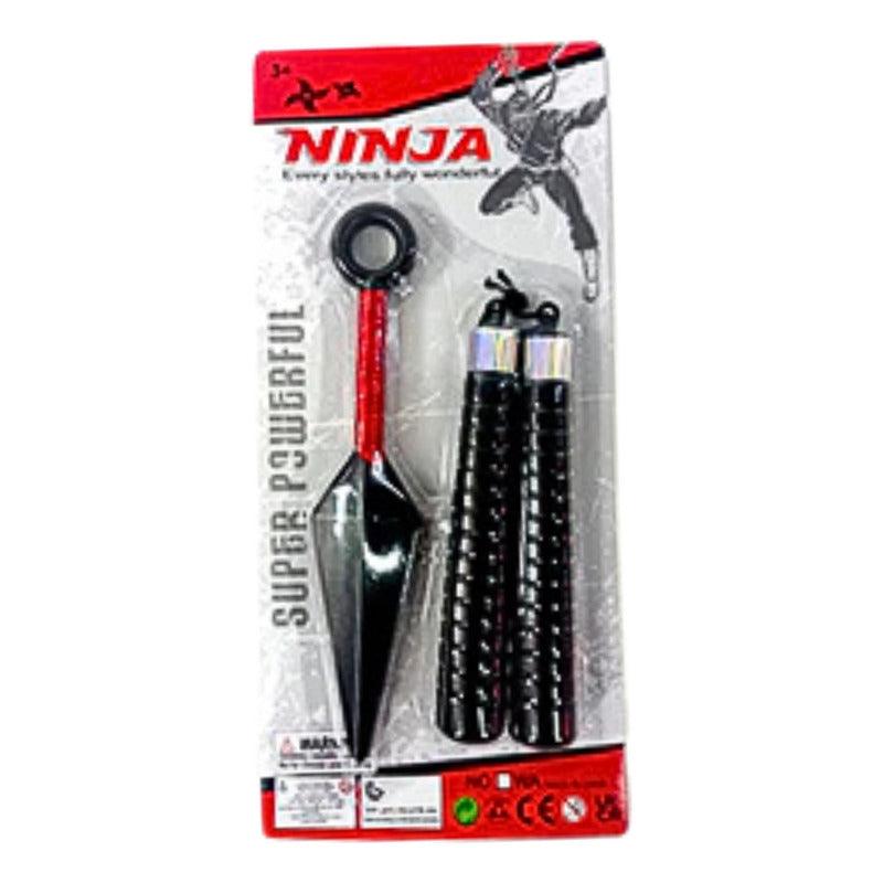 Set Kunai Y Linchaco Accesorios Para Disfraz Ninja Infantil - Louicid