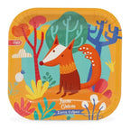Set 6 Platos De Cumpleaños Fauna Chilena Ecofriendly Palms - Louicid