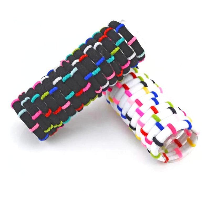 Set 50 Colet Accesorio Para Cabello Multicolor 2,5cm - Louicid