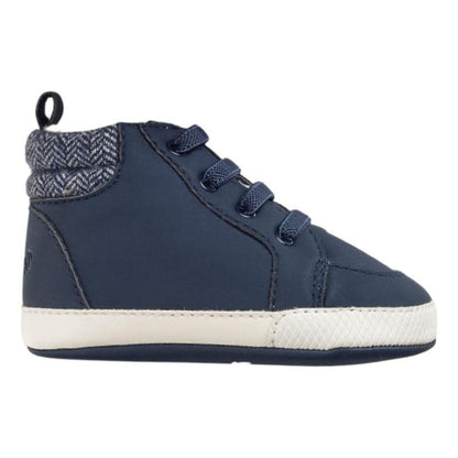 Botín Bebe Niño Cordones Azul Opaline - Louicid