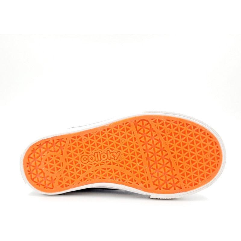 Zapatilla De Niño Cordones Estampados Azul - Louicid
