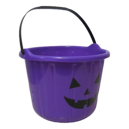 Balde Para Dulces Halloween Diseño Calabaza - Louicid