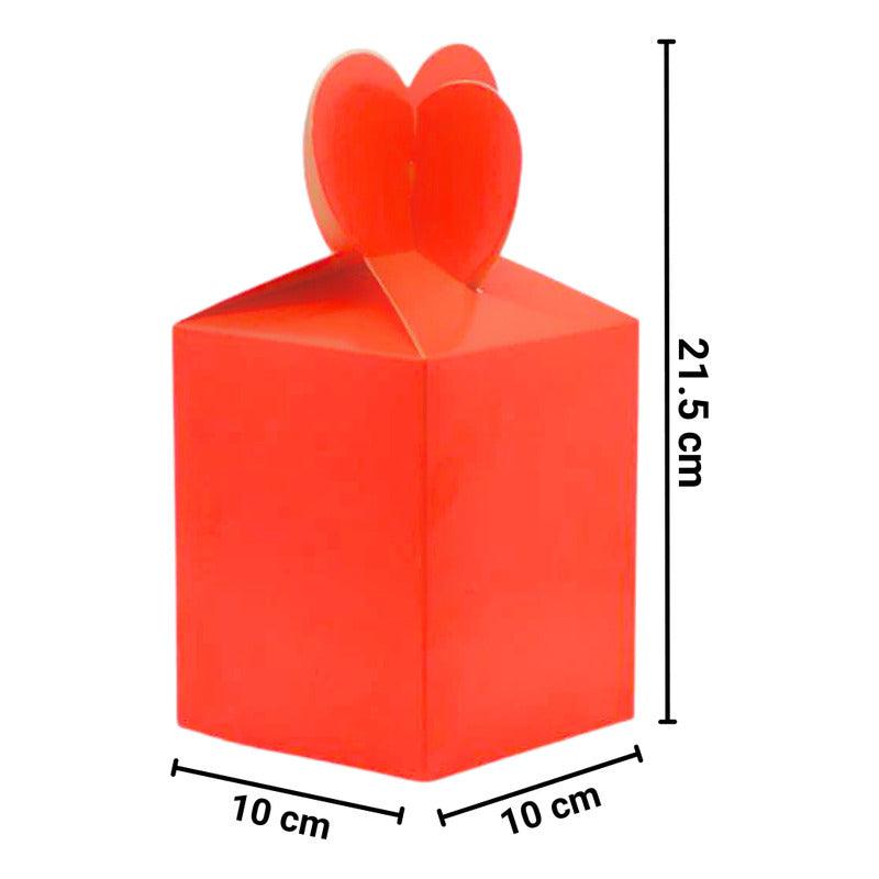 Set de 6 Cajitas Sorpresa Corazón Para Cumpleaños - Louicid