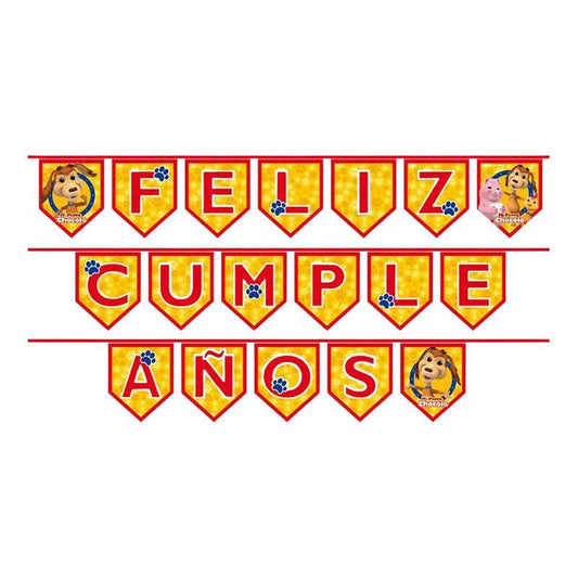 Guirnalda Feliz Cumpleaños Mi Perro Chocolo Glam - Louicid