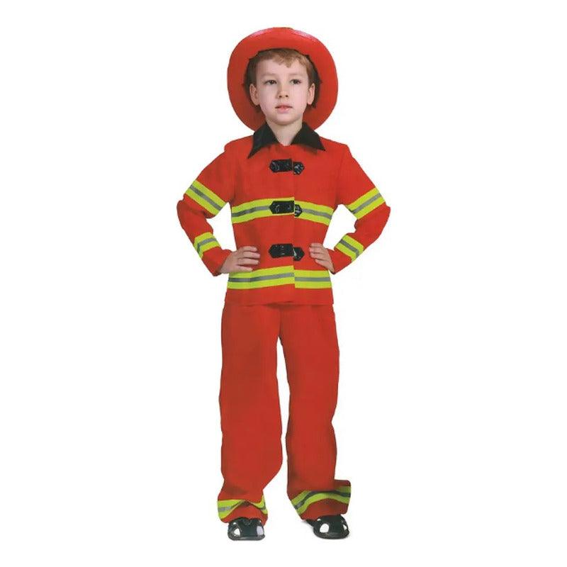 Disfraz De Bombero Para Niños Glam - Louicid