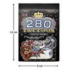 Set 40 Hojas Tatuajes Temporales Diseños Sorpresa Cumpleaños - Louicid