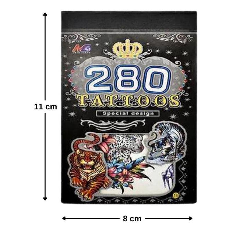 Set 40 Hojas Tatuajes Temporales Diseños Sorpresa Cumpleaños - Louicid