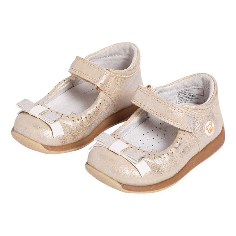 Zapato Reina Bebe Niña Cinta Dorada - Louicid