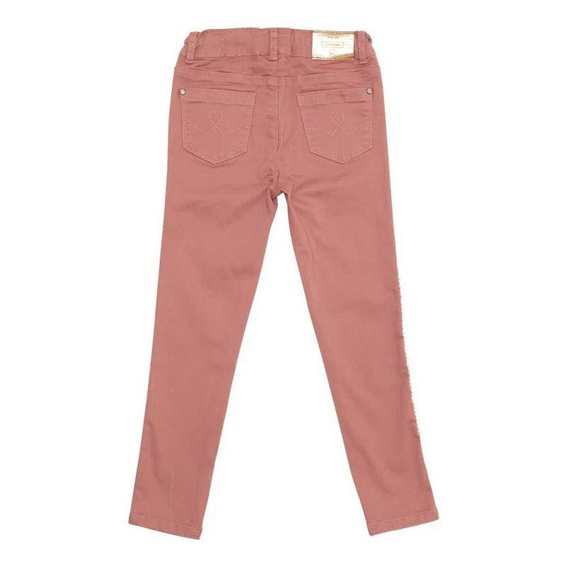 Jeans De Niña Con Adorno Lateral Trenzado Pierina - Louicid