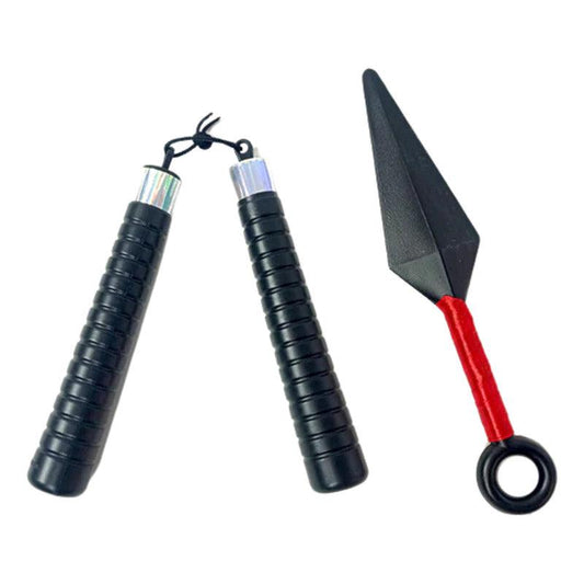 Set Kunai Y Linchaco Accesorios Para Disfraz Ninja Infantil - Louicid