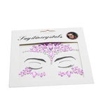 Sticker De Gemas Para Cara Y Cuerpo Variedad De Colores - Louicid