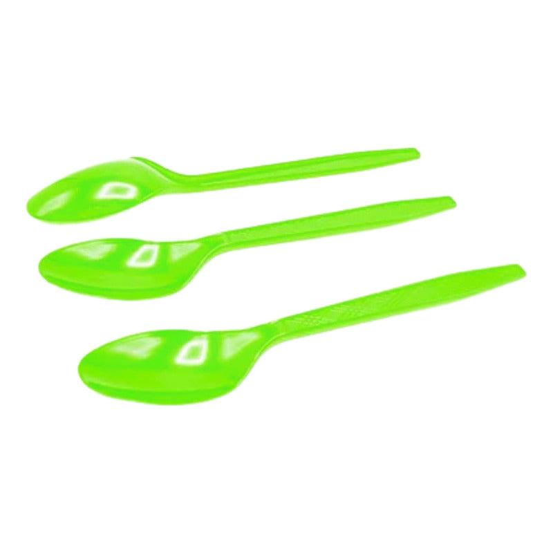 Set 12 Cucharas Plásticas Desechables Para Celebraciones - Louicid