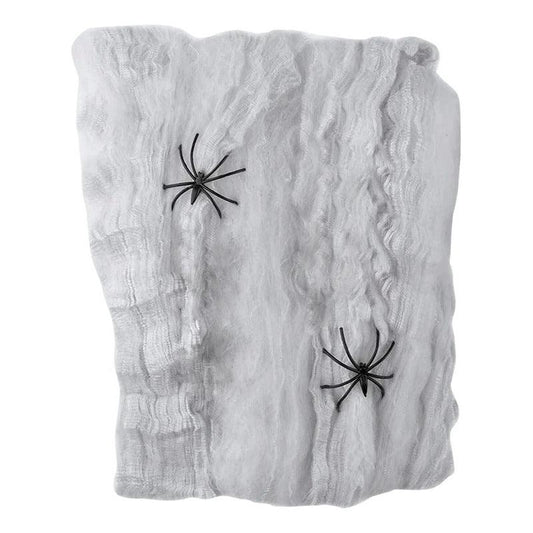 Set Telaraña 20gr Blanco Para Halloween Big Party - Louicid