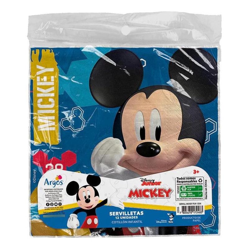 Servilletas De Papel Mickey Fun 12pcs Para Cumpleaños Argos - Louicid