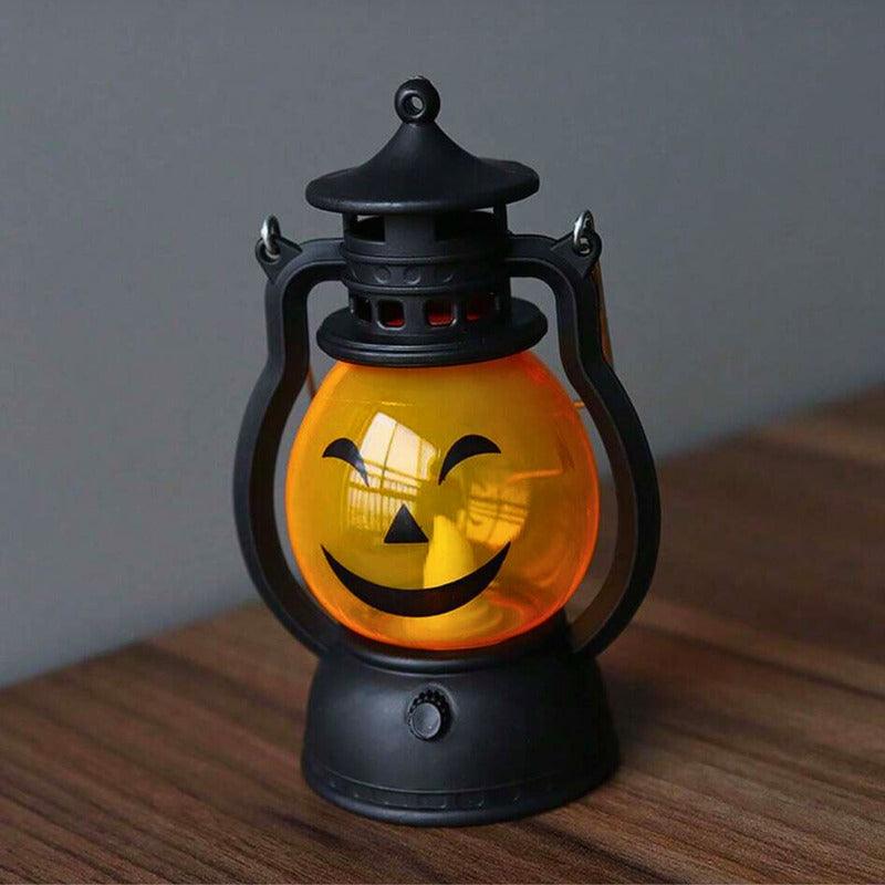 Lampara Calabaza Happy Con Luz Led Decoración Para Halloween - Louicid