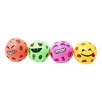 Pack 4 Pelotas Antiestrés Caritas De Colores Squish Ball - Louicid
