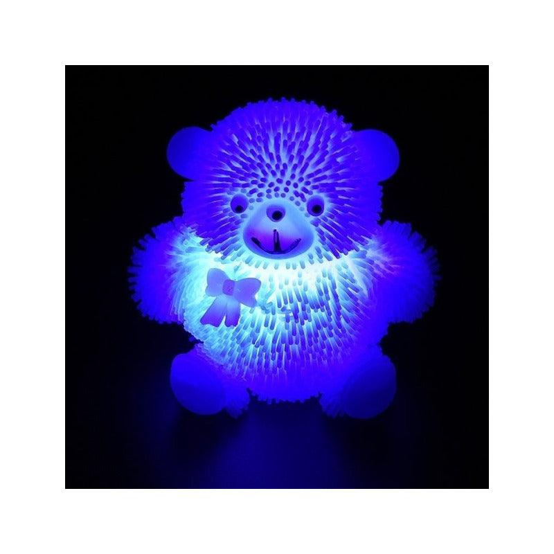Osito Puffer Con Luz Anti Estrés Color Surtido Zoo Glam - Louicid