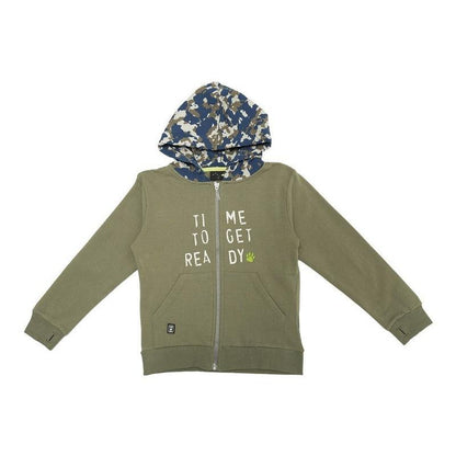 Polerón De Niño Con Cierre Apache Wild Collection Pillin - Louicid