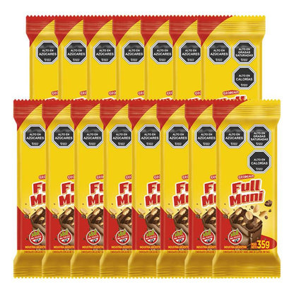 Caja 15 Chocolates Con Leche Y Maní De 35gr Libre De Gluten - Louicid