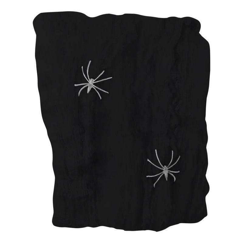 Set Telaraña 20gr Negro Para Halloween Big Party - Louicid