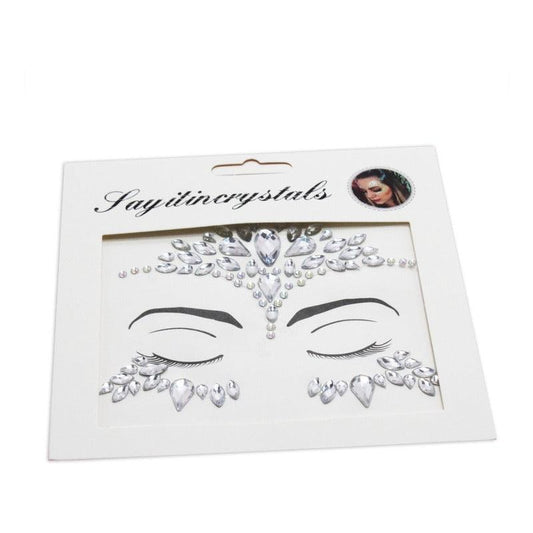 Sticker De Gemas Para Cara Y Cuerpo Variedad De Colores - Louicid