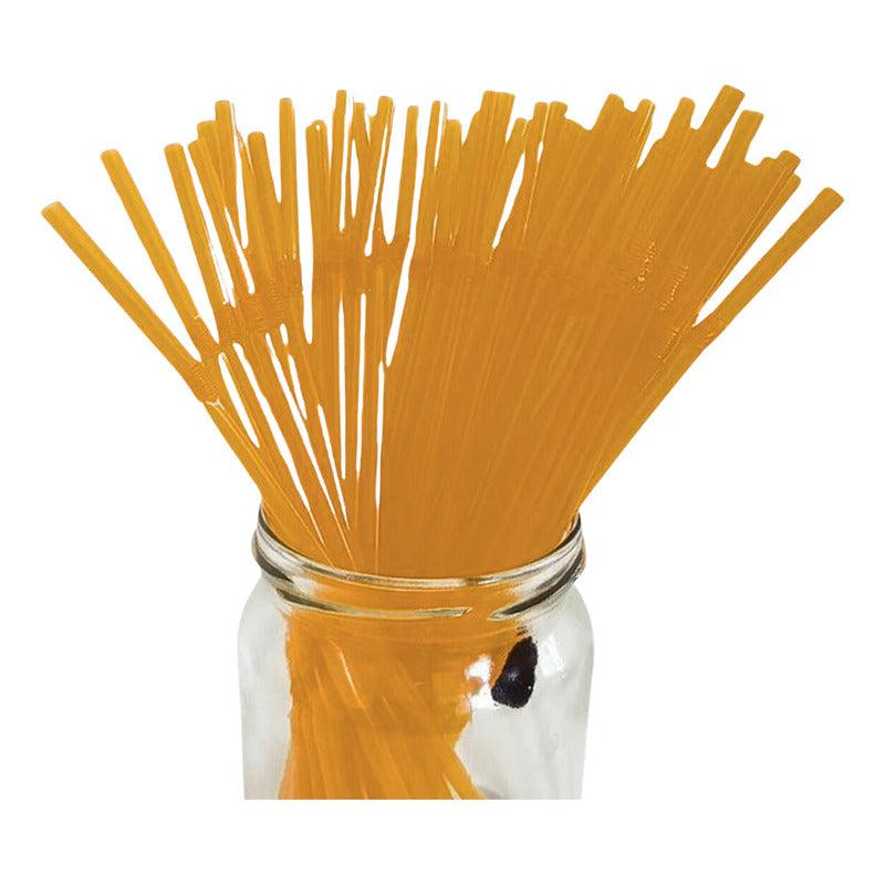 Bombillas Plásticas 100pcs Flexible Colores 21cm Louicid - Louicid