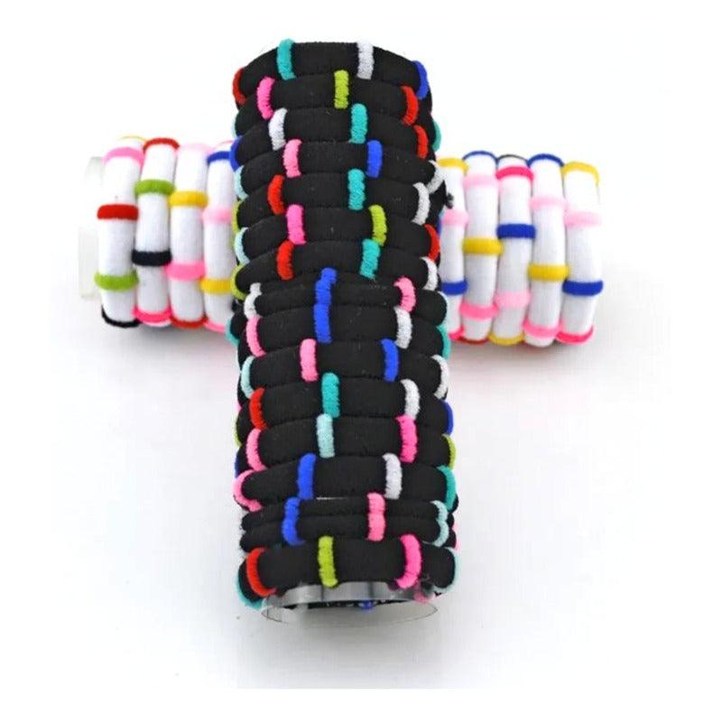 Set 50 Colet Accesorio Para Cabello Multicolor 2,5cm - Louicid
