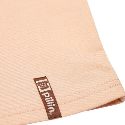 Polera De Niña Tela Sustentable Rosado Pillin - Louicid