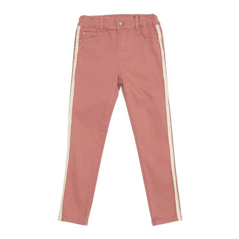 Jeans De Niña Con Adorno Lateral Trenzado Pierina - Louicid
