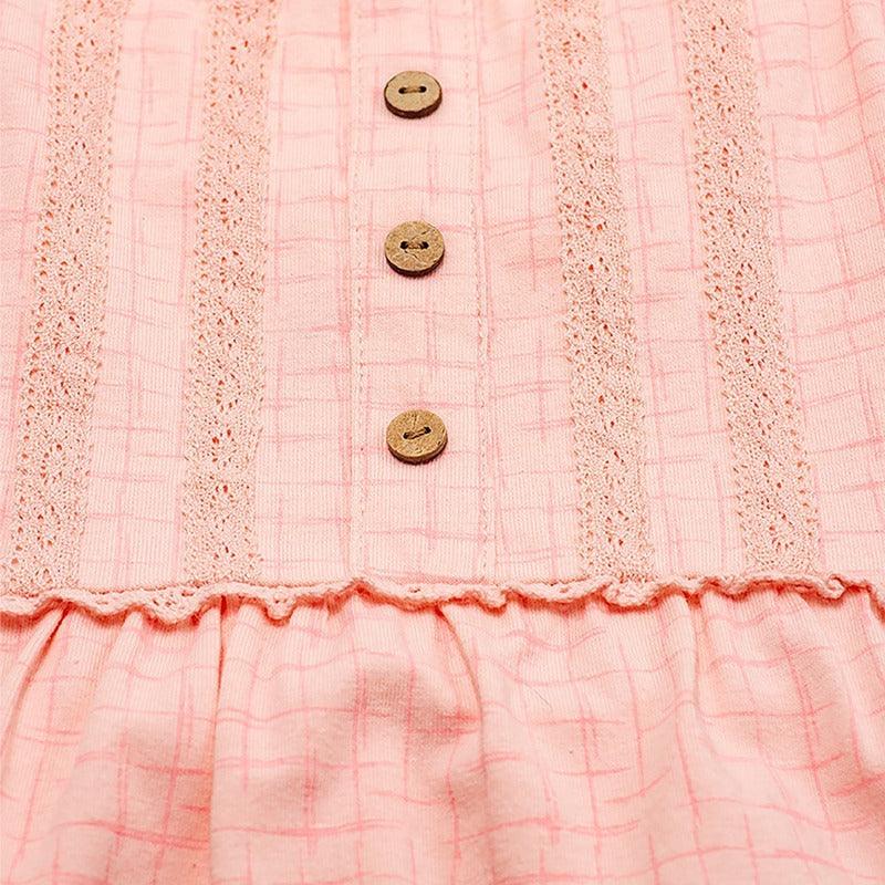 Polera De Niña Sin Manga Estampado Cuadrillé Delgado - Louicid