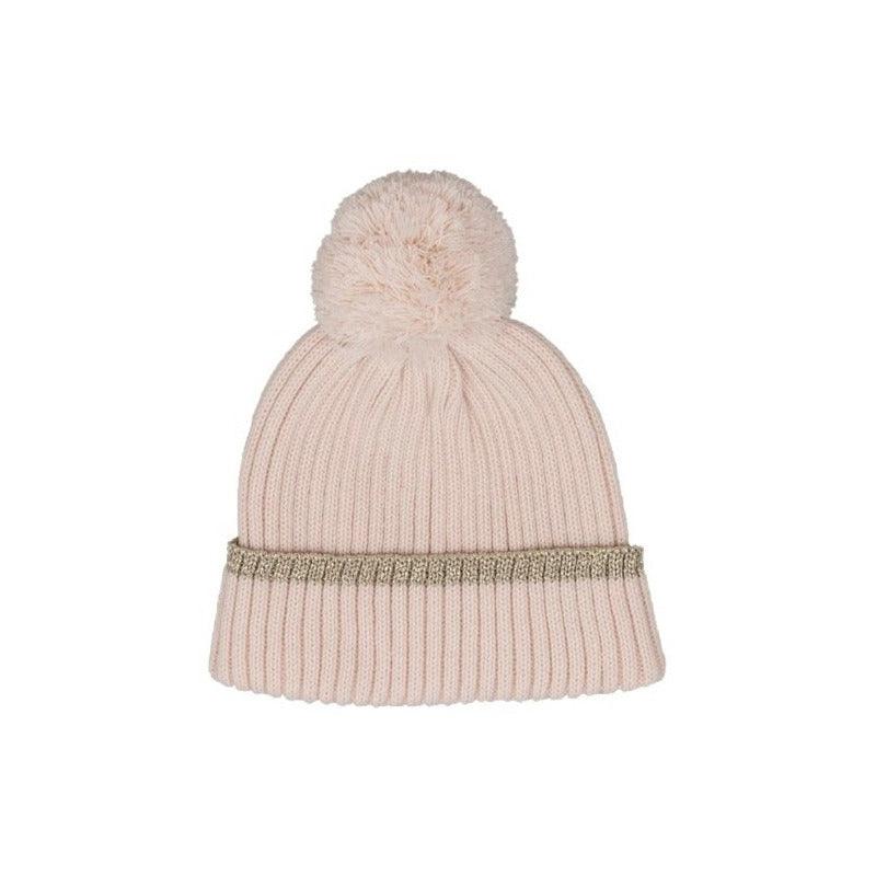 Gorro De Niña Con Metalizado Dorado Colloky - Louicid