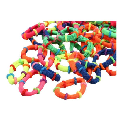 Set 50 Colet Accesorio Para Cabello Multicolor 2,5cm - Louicid