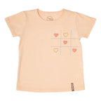 Polera De Niña Tela Sustentable Rosado Pillin - Louicid