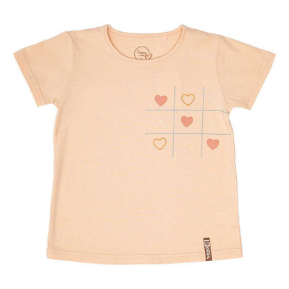 Polera De Niña Tela Sustentable Rosado Pillin - Louicid
