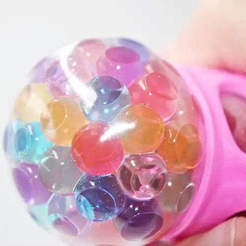 Pack 4 Pelotas Antiestrés Caritas De Colores Squish Ball - Louicid