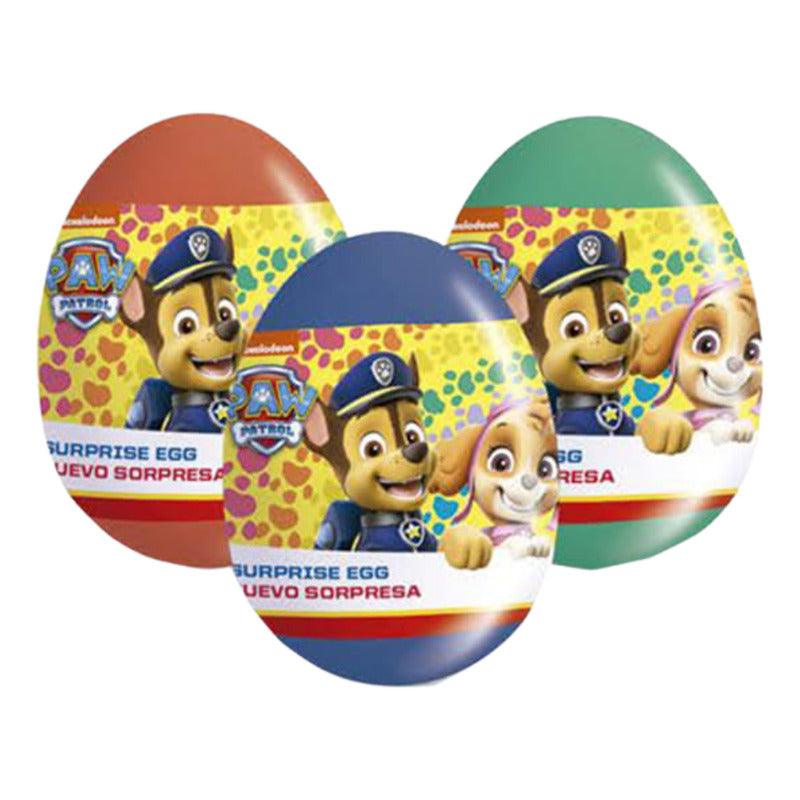 Pack 12 Huevos Sorpresa Paw Patrol Figura Stickers Caramelo - Louicid