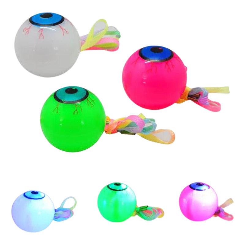Set De 3 Collares Con Luces Led Ojos Para Halloween - Louicid