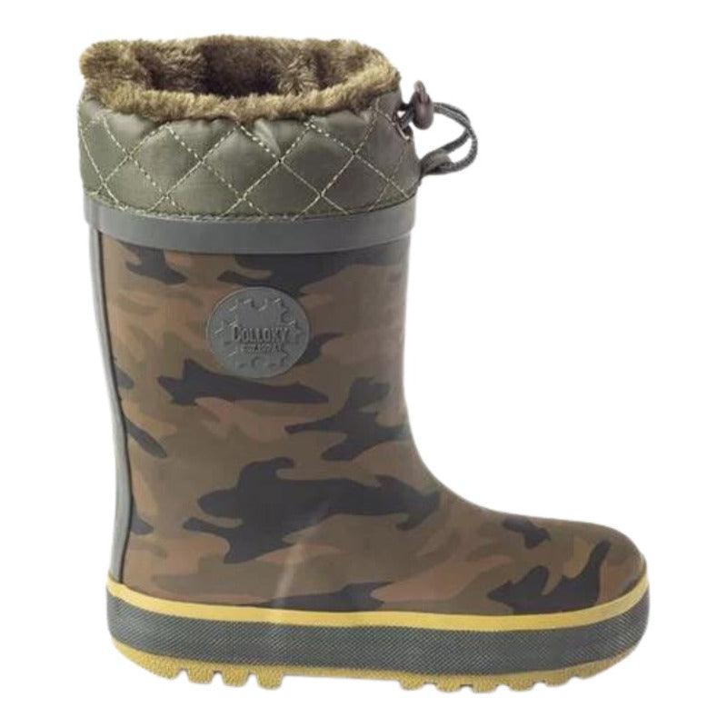 Bota De Agua Niño Verde Camuflada Colloky - Louicid